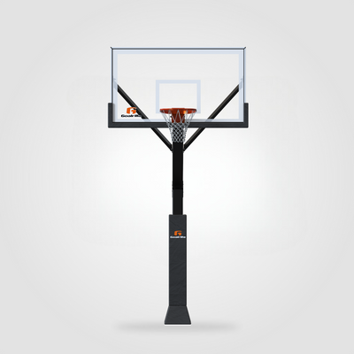 72" Fixed Height Hoop - Glass Backboard